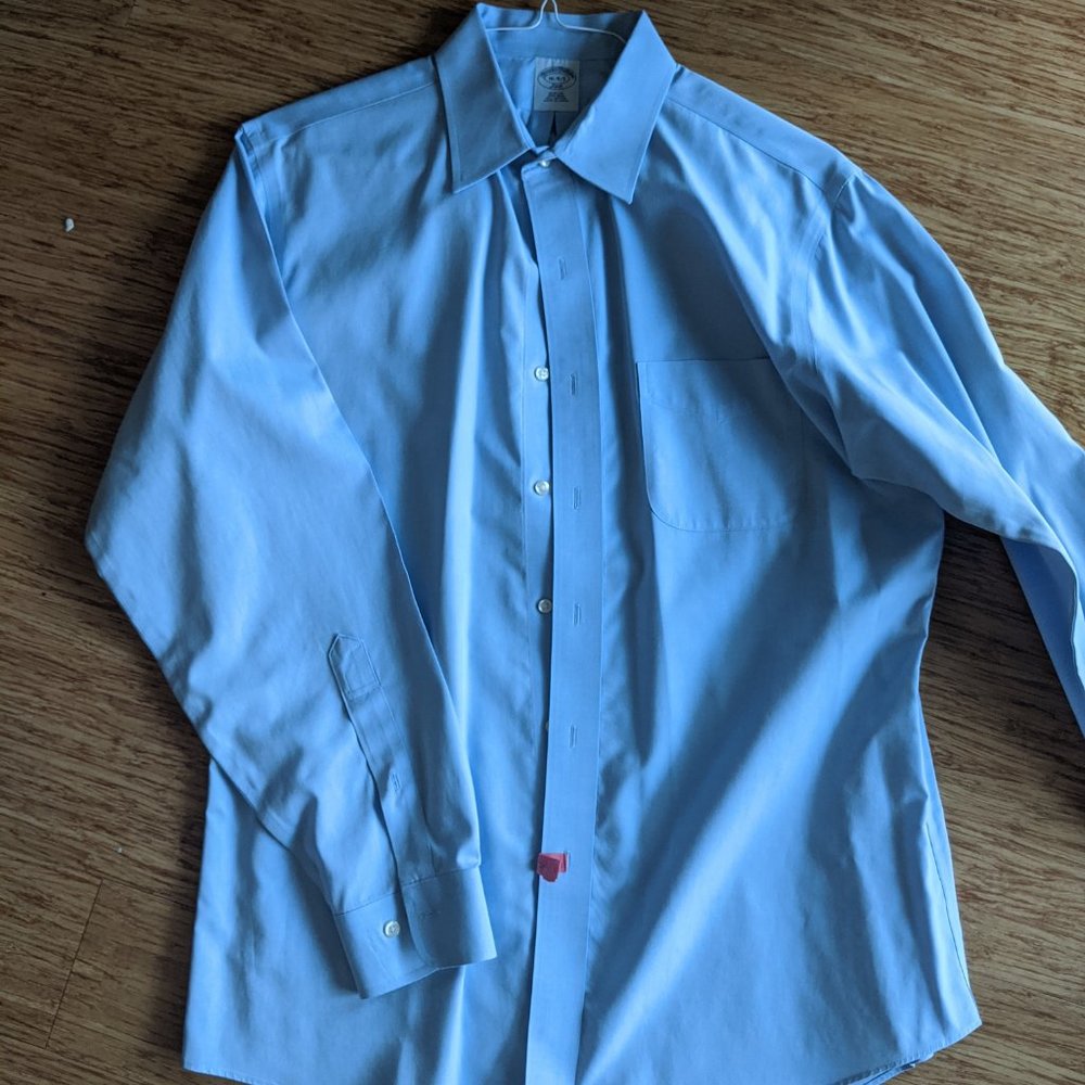 Brooks Brothers Light Blue Dress Shirt 16 34/35